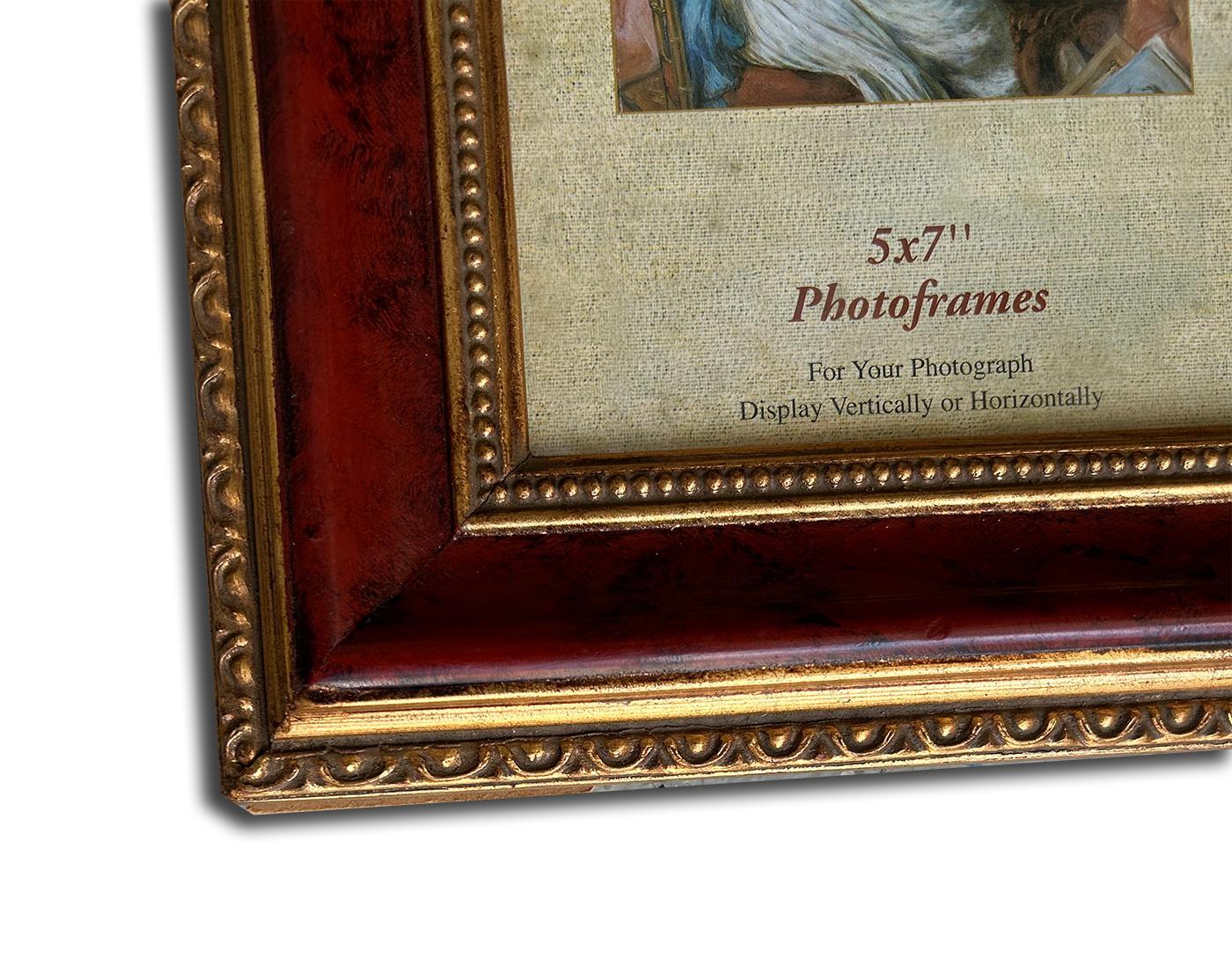 13x18 cm or 5x7 ins, wooden photo frame