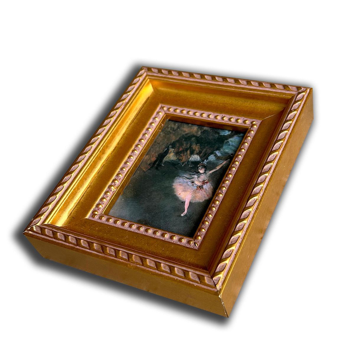 Ballet dancer, Edgar Degas, 12x15 cm