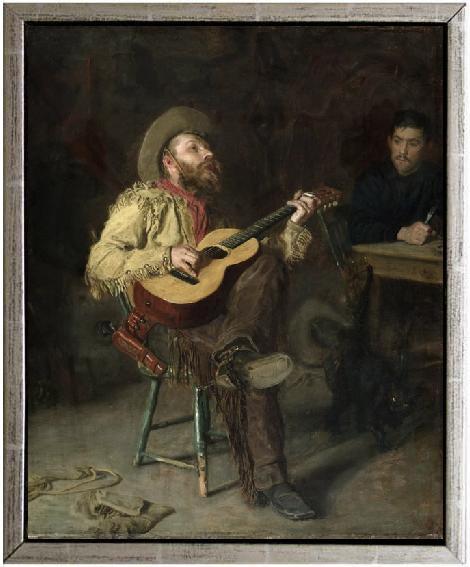 Cattle farmer,Thomas Eakins,61x51cm