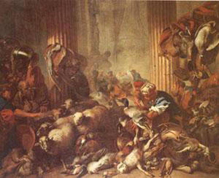 Christ Chasing the Moneylenders,Giovanni Benedetto Castiglione