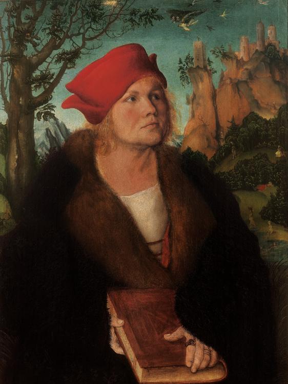 Dr.Johannes Cupinian,Lucas Cranach the Elder,59x45cm