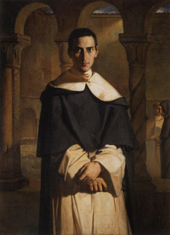 Father Dominique Lacordaire,Theodore Chasseriau,60x40cm