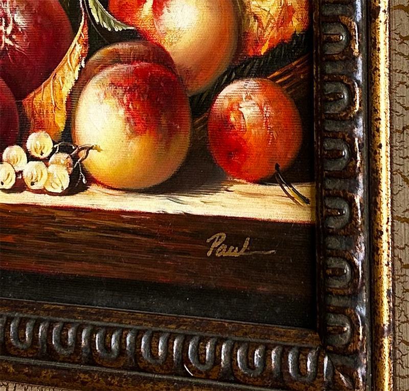 Grape and peach 36x41 cm eller 14x16 ins