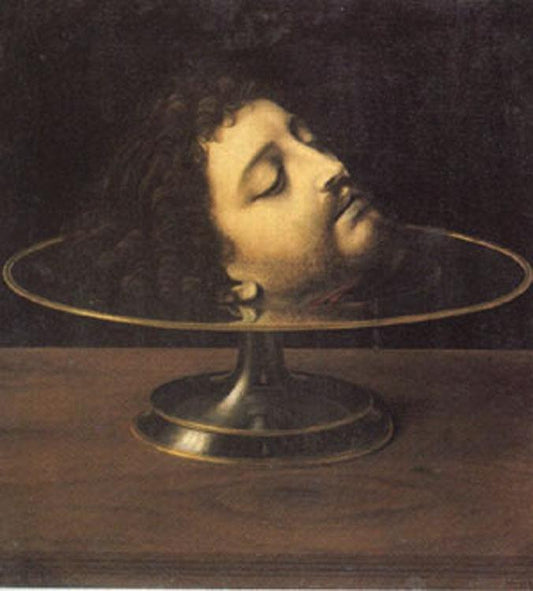 Head of st John the Baptist, Andrea Solario, 60x50 cm