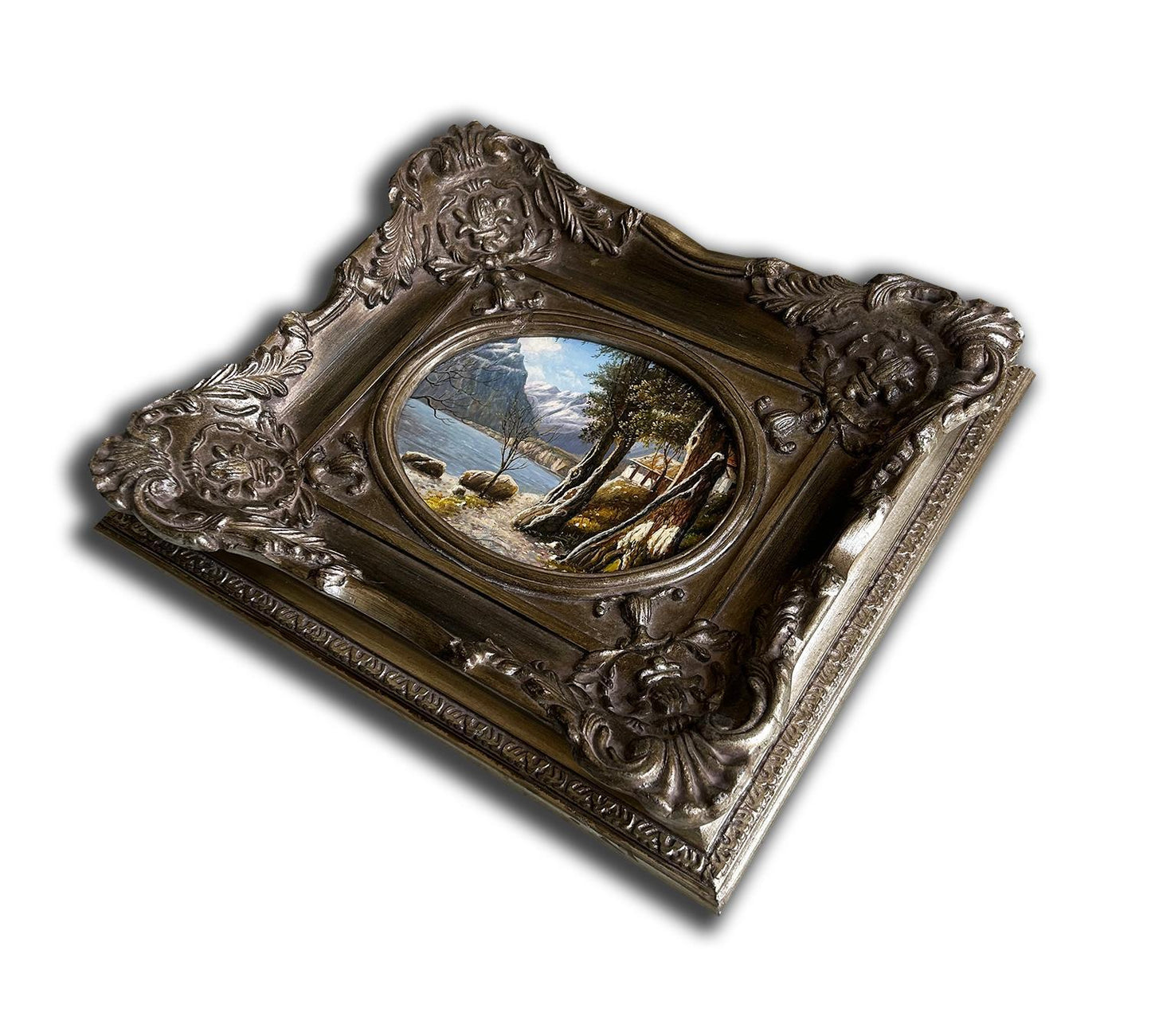 Landscape, Albert Bierstadt, 40x45 cm eller 16x18 ins