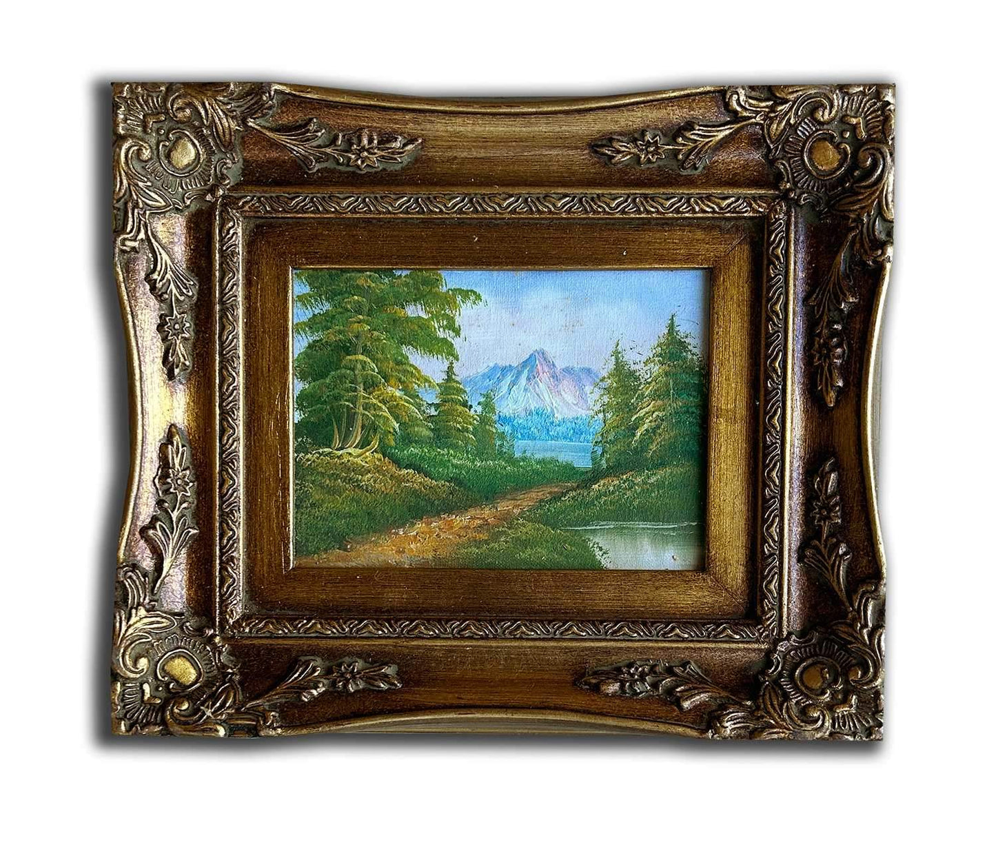 Landscape, hand-painted 20x25 cm eller 8x10 ins