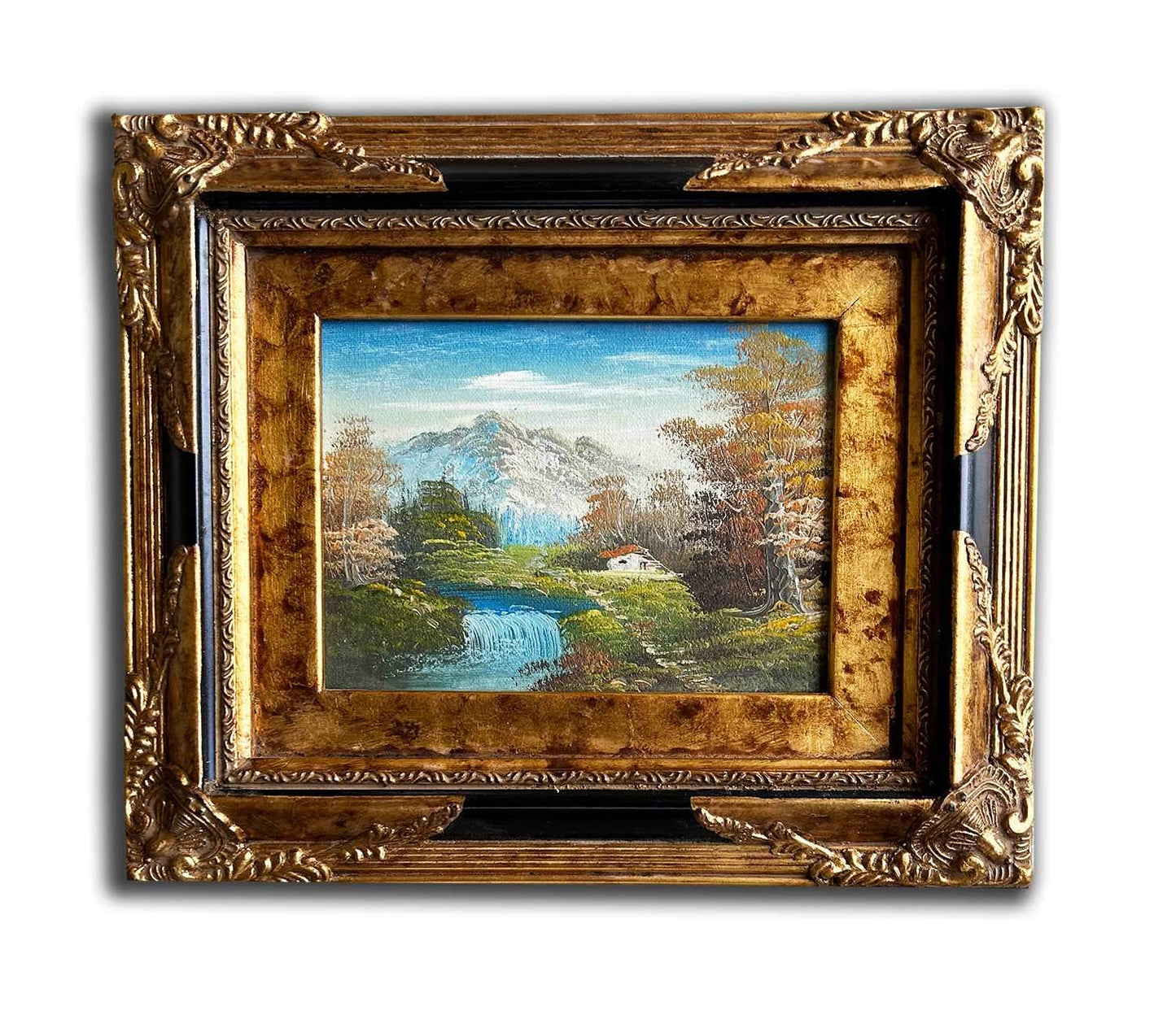 Landscape, hand-painted 25x30 cm eller 10x12 ins