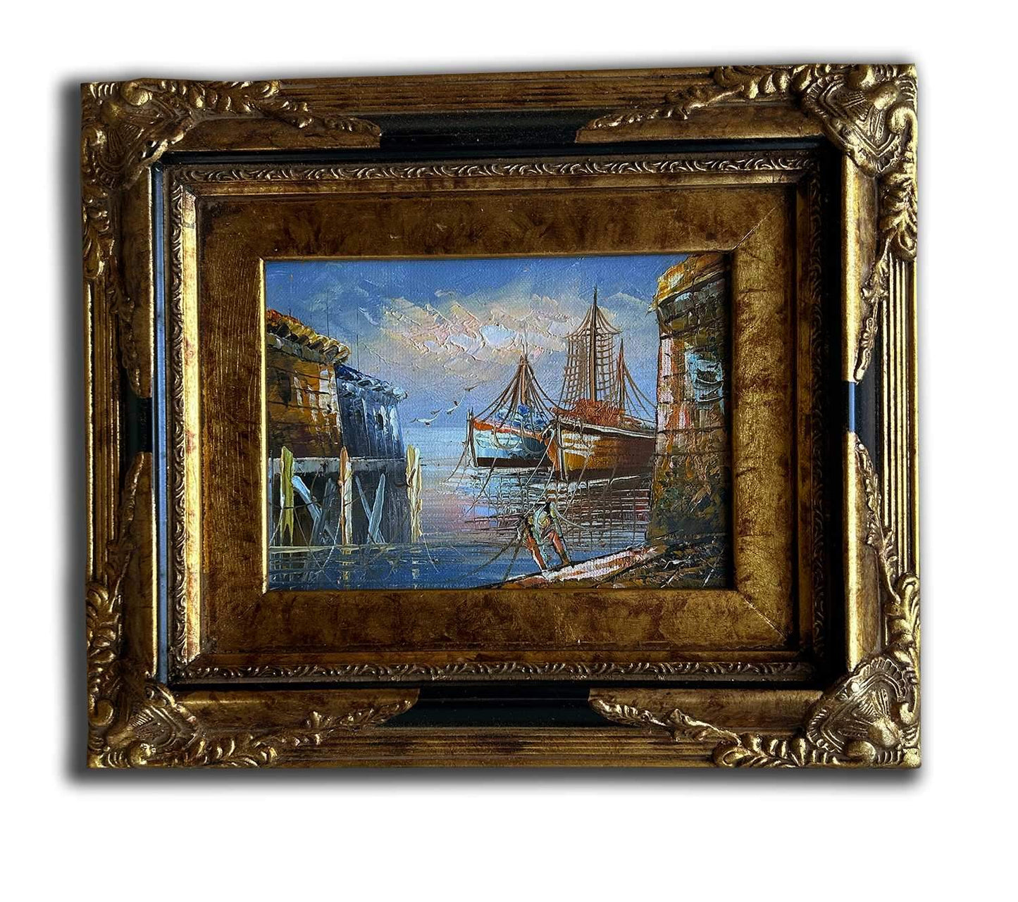 Landscape, hand-painted 25x30 cm eller 10x12 ins