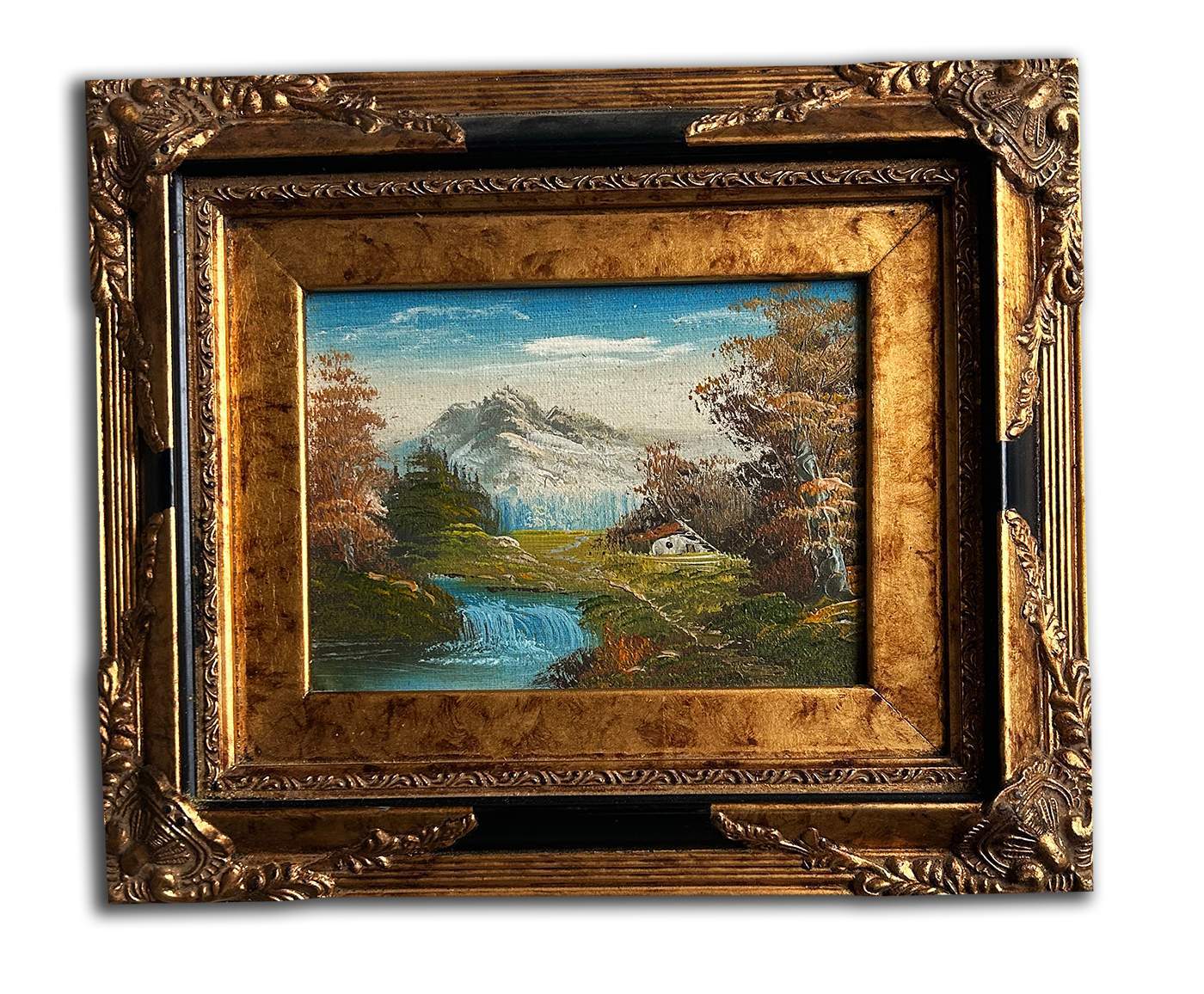 Landscape, hand-painted 25x30 cm eller 10x12 ins