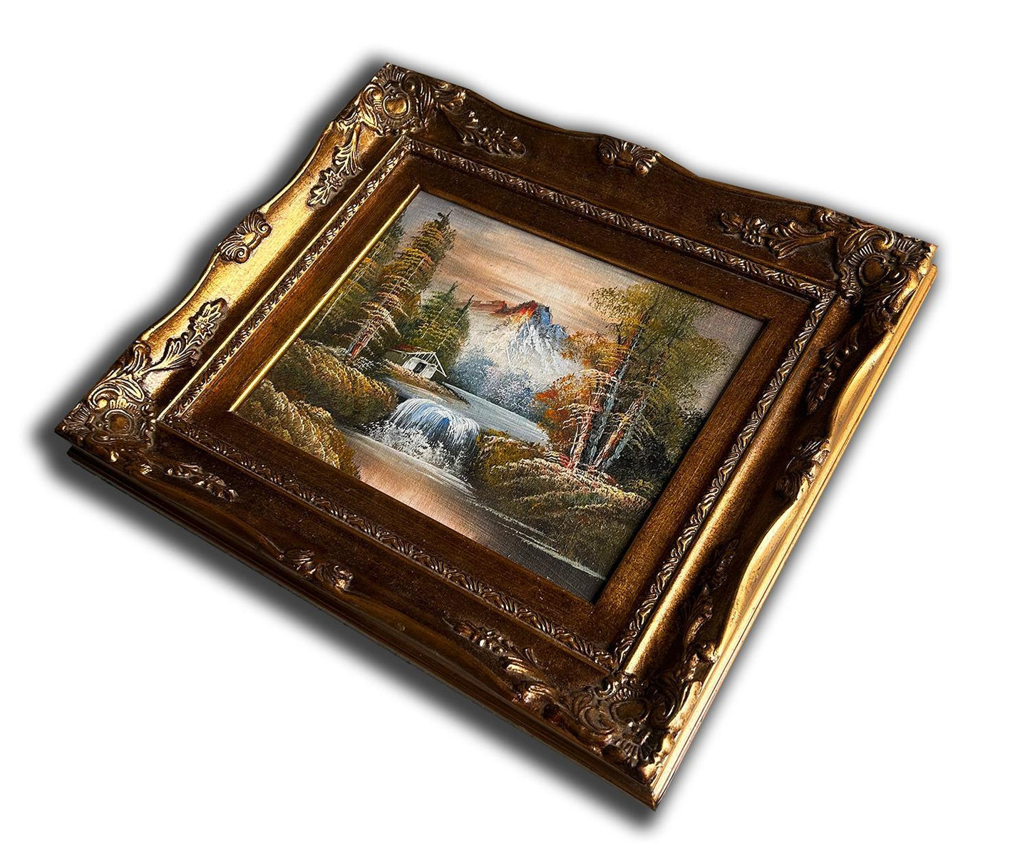 Landscape, hand-painted 34x39 cm eller 14x16 ins