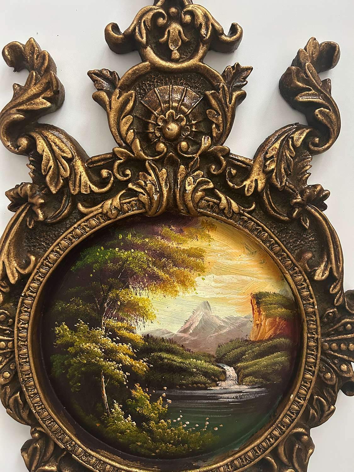 Landscape oil painting, 48x30 cm