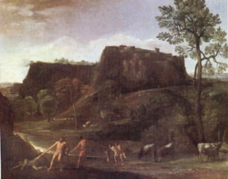 Landscape with Hercules and Achelous,Domenichino,60x50cm
