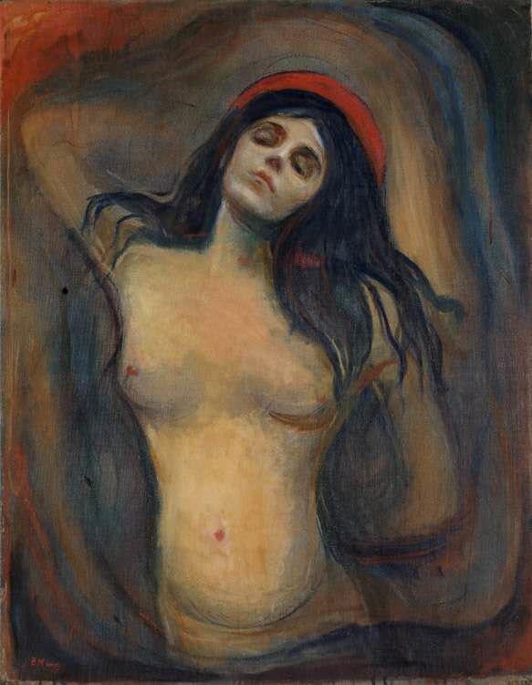 Madonna,Edvard Munch,50x40cm