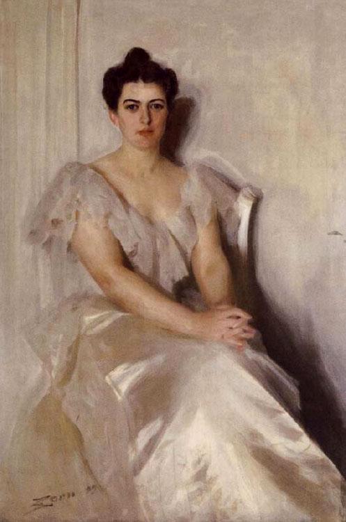 Mrs Frances Cleveland,Anders Zorn,60x40cm