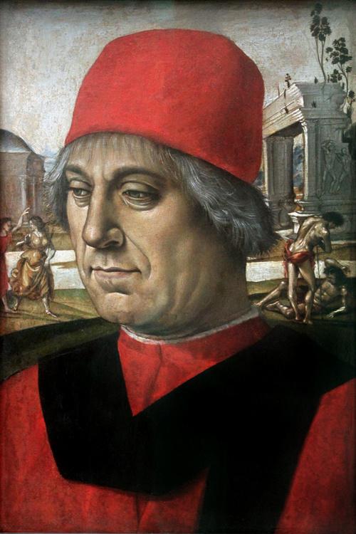Portrait of a Lawyer,Filippino Lippi,50x32cm