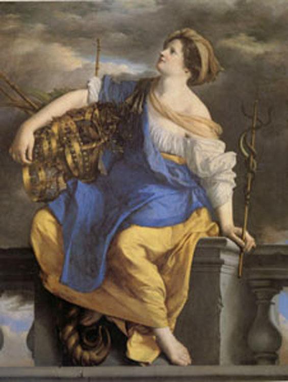 Public Felicity Surmounting Perils,Orazio Gentileschi,50x40cm