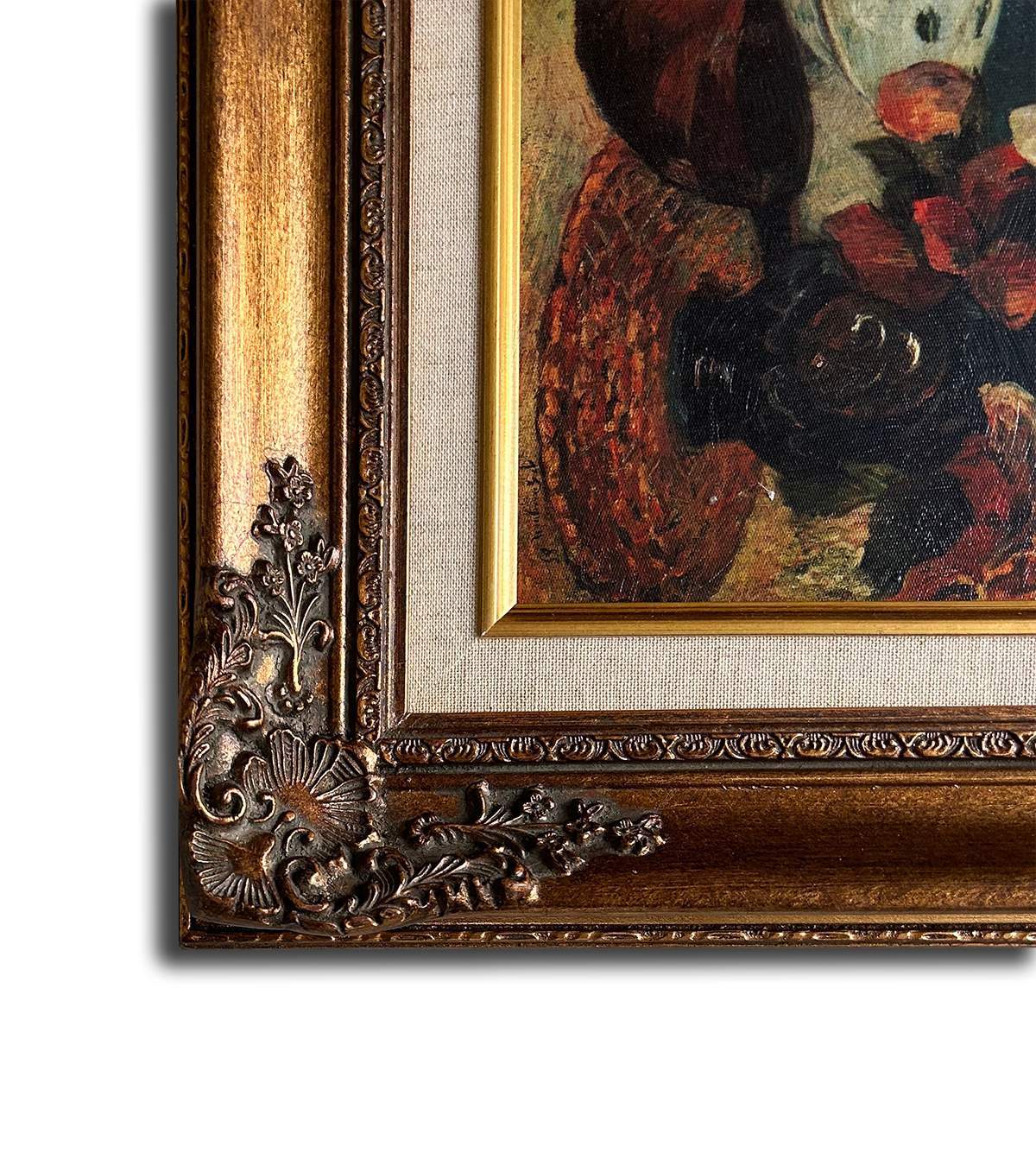 Still Life with a Mandolin, after Paul Gauguin, 36x42 cm or 14x16 ins