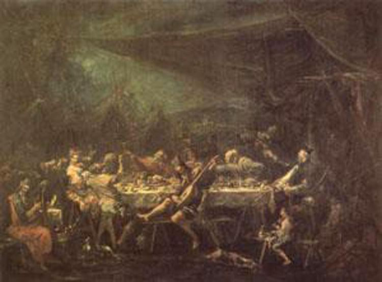THe Gypsies'Wedding Feast,MAGNASCO Alessandro,50x40cm