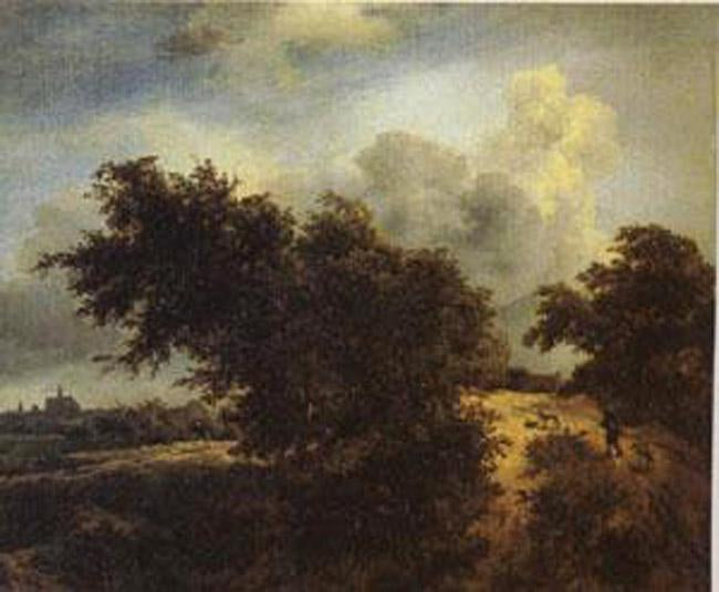 The Bush,Jacob van Ruisdael,68x82cm