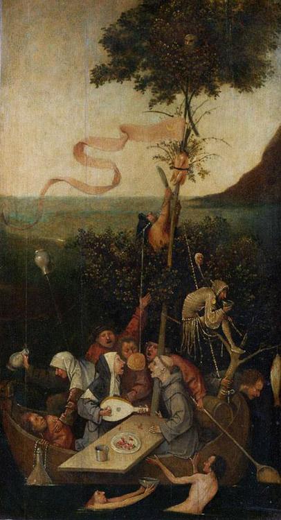 The Ship of Fools,BOSCH Hieronymus,57.8x32.5cm