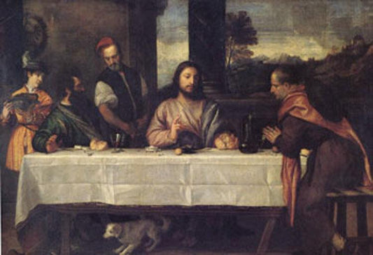 The Supper at Emmaus, Titian, 60x40 cm