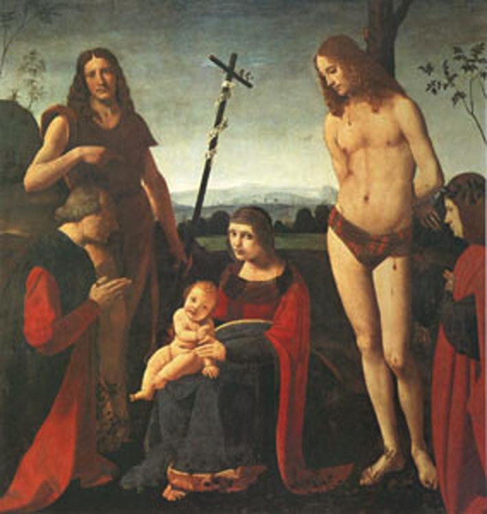 The Virgin and Child with Saints John the Baptist, Giovanni Antonio