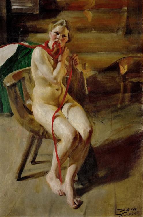 Unknow work,Anders Zorn,60x40cm