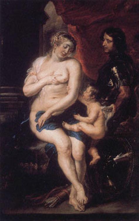 Venus,Mars and Cupid, Peter Paul Rubens, 60x40cm