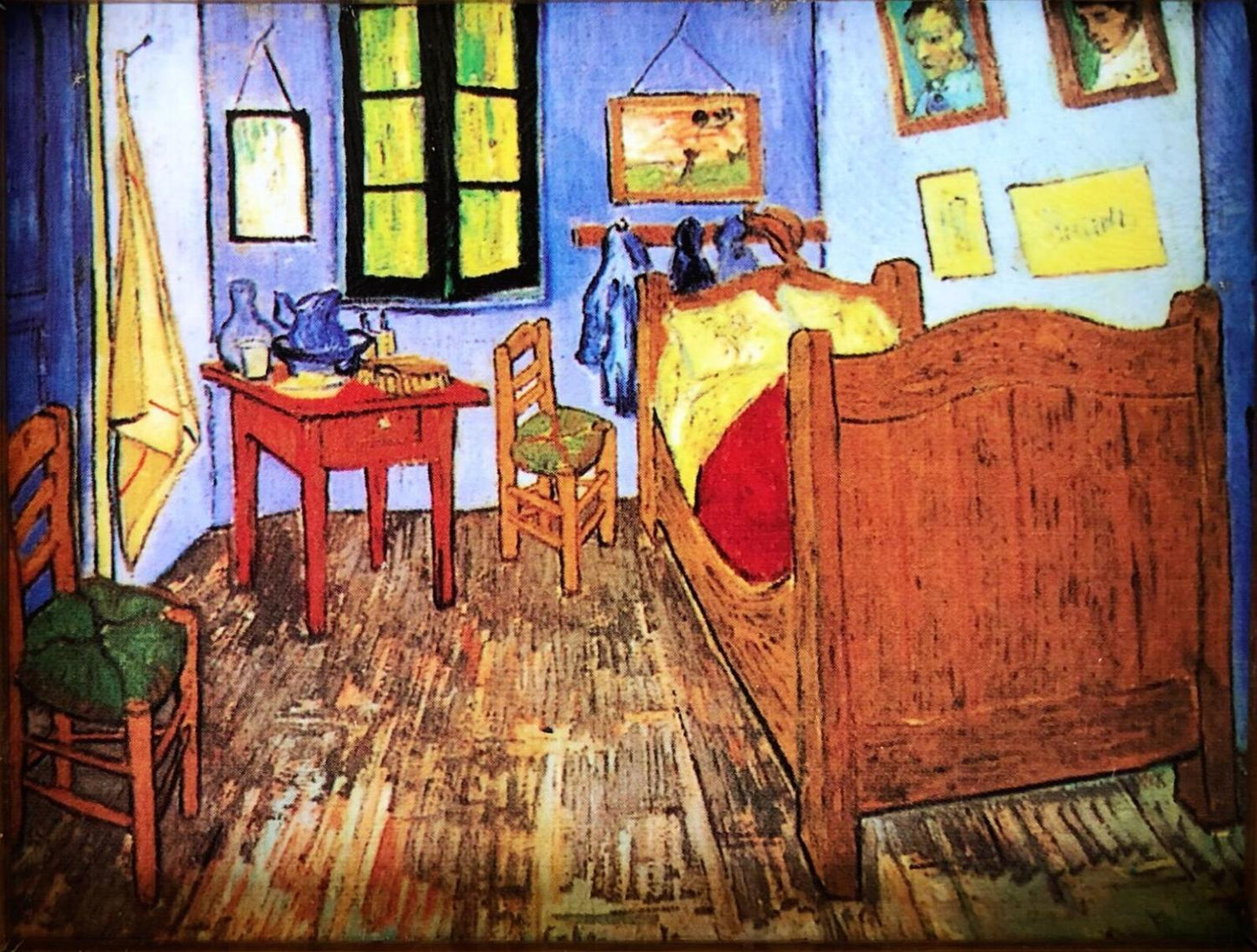 7x9 cm or 2,8x3,5 ins, wooden photo frame