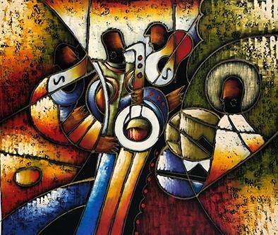 Abstract, 50x60 cm oil painting on canvas