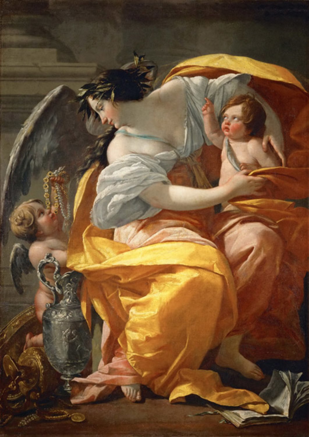 Allegory of Wealth,Simon Vouet,60x42cm
