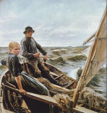 "At Sea" Albert Gustaf Aristides Edelfelt