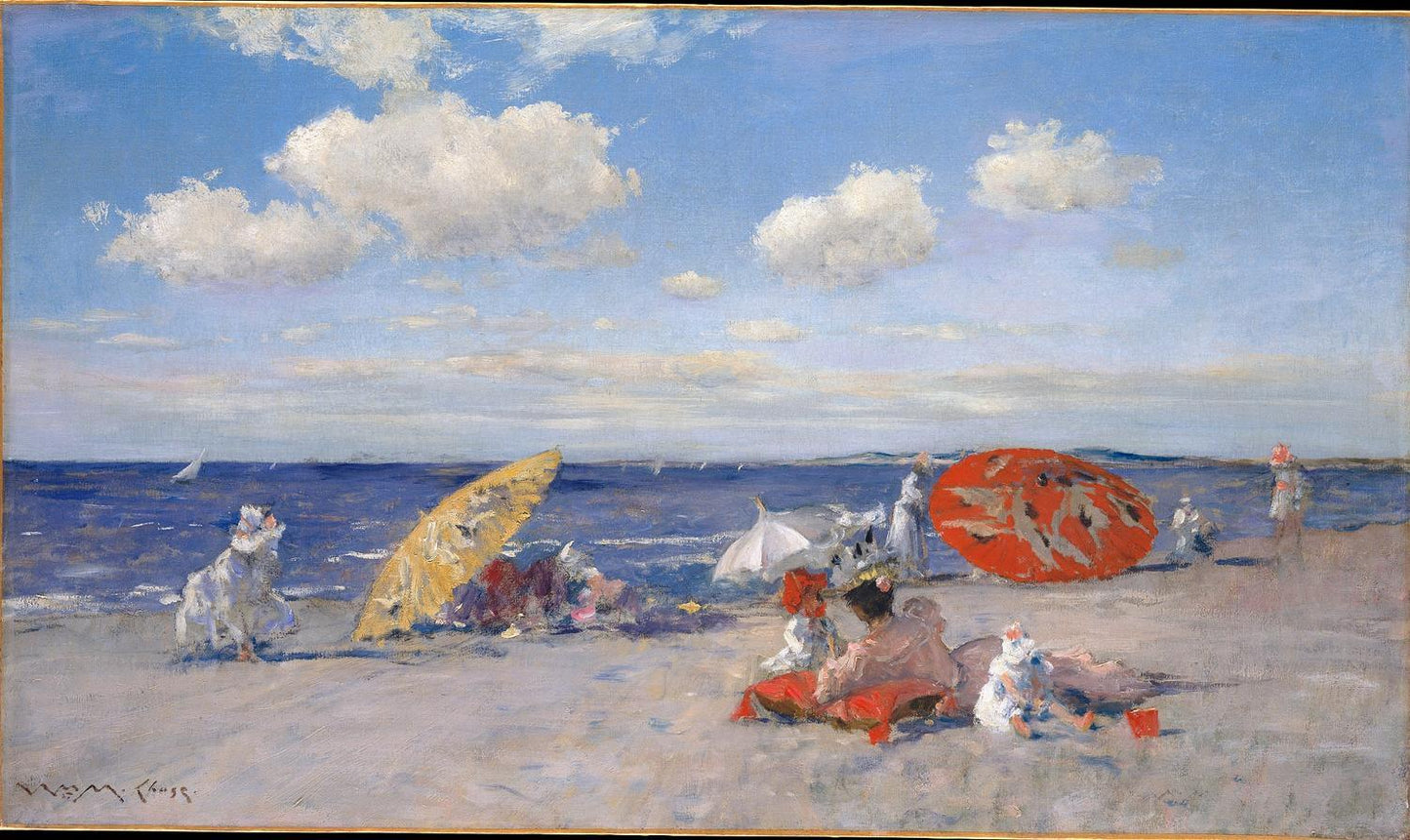 At the Seaside, circa 1898, William Merritt Chase