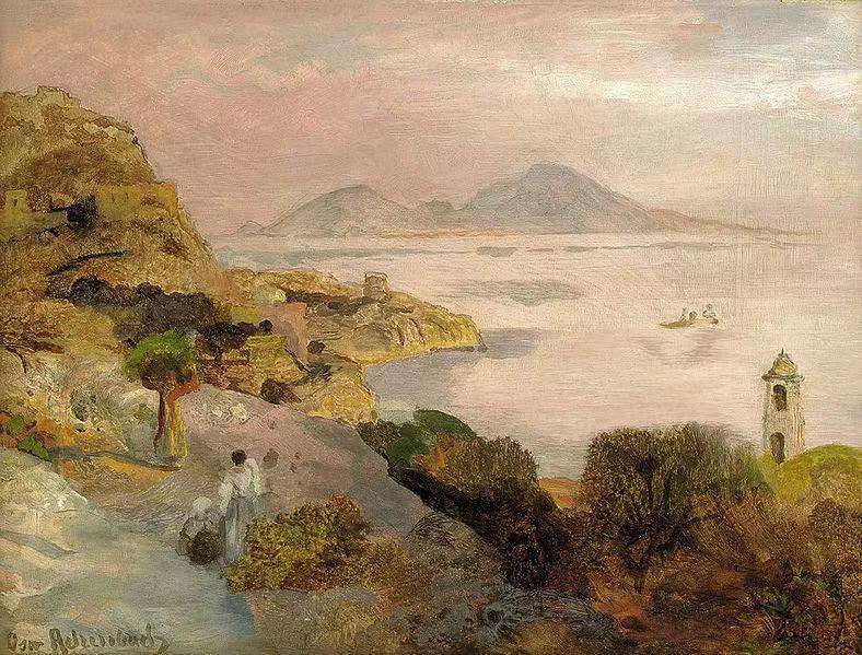 Blick auf Capri,Andreas Achenbach