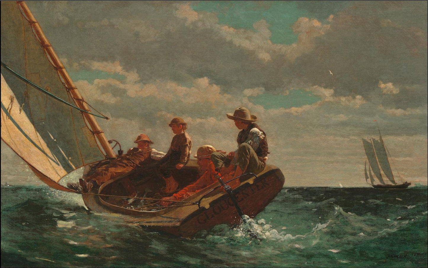 Breezing Up (A Fair Wind), Winslow Homer