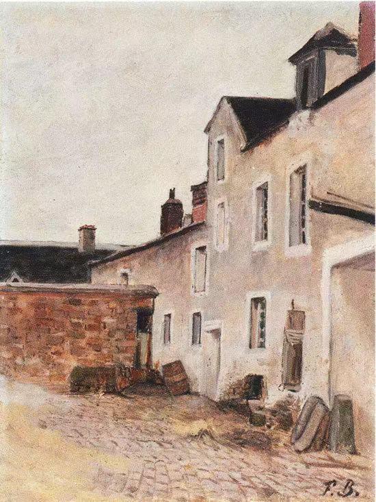 Chailly Auberge Le Cheval Blanc ,Frédéric Bazille