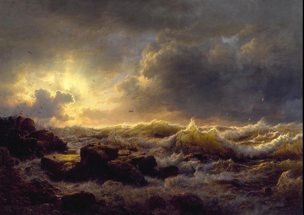 Clearing UpCoast of Sicilyt Andreas Achenbach Abildgaard Nicolai