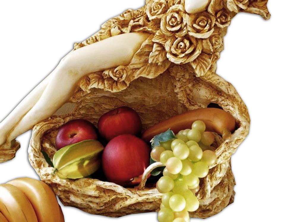 En sculpture for fruits, 75x59x28 cm