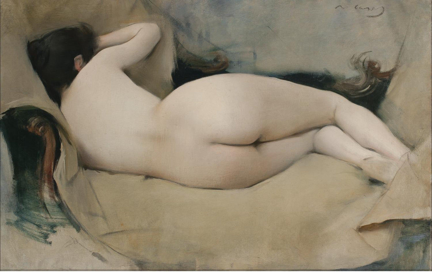 Female Nude, 1894, Ramon Casas