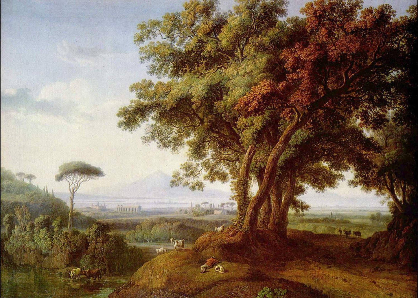 Italian landscape, 1778, Jacob Philipp Hackert