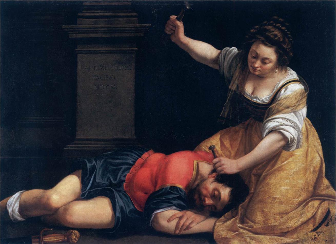 Jael and Sisera, c. 1620, Artemisia Gentileschi