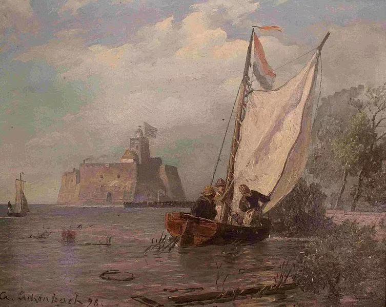 Küstenlandschaft,Andreas Achenbach