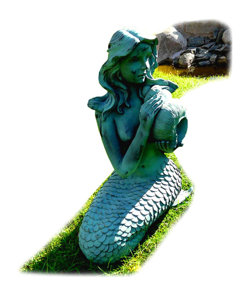 Mermaid, fountain for your garden 53x29x26 cm