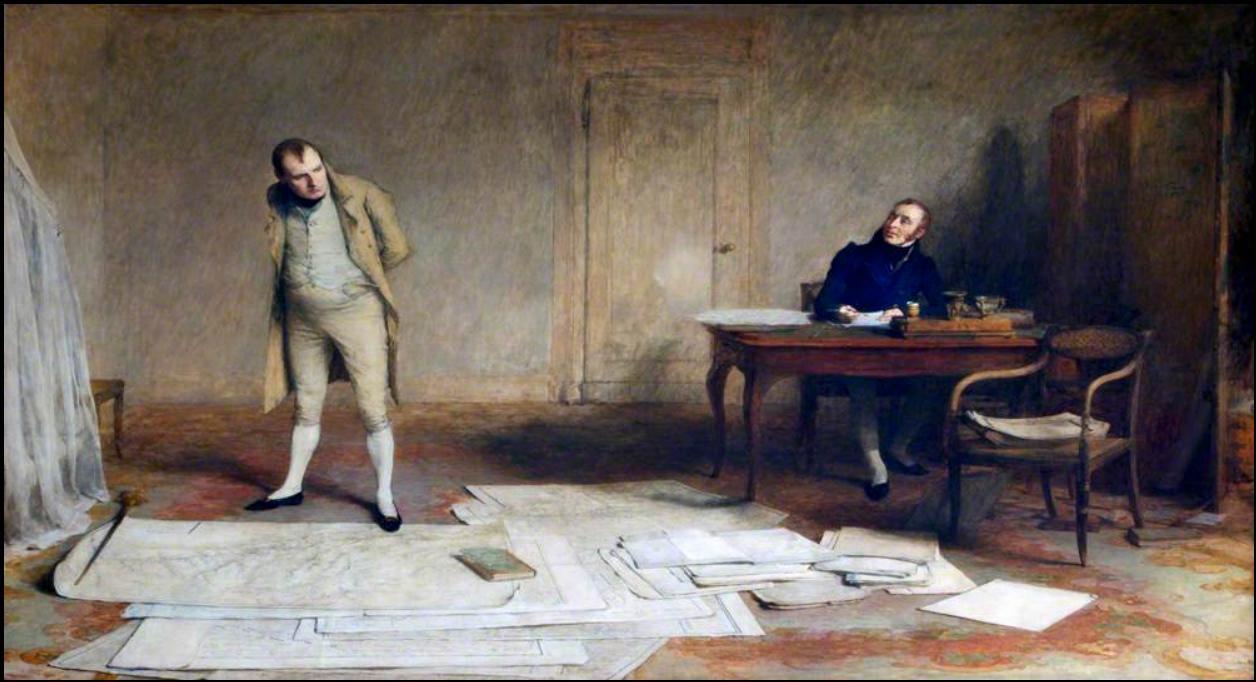 Napoleon dictating to Las Cases, William Quiller Orchardson