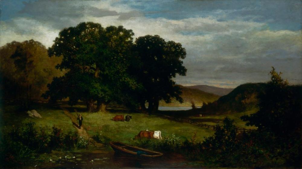 Oak Trees, Edward Mitchell Bannister