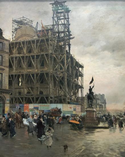 Place des Pyramides, Giuseppe De Nittis