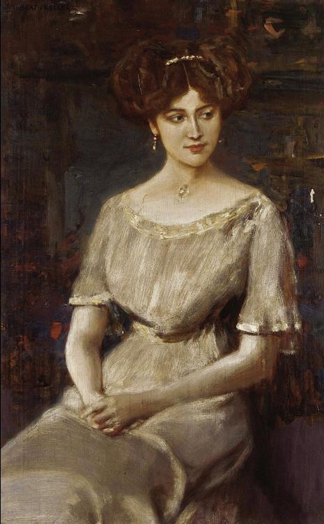 Portrait of Elisabeth von Wichmann, František Kaván