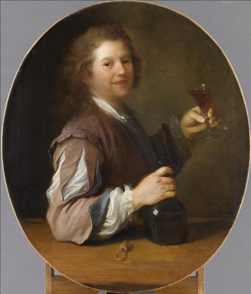 Self-portrait as a drinker (1724), Alexis Grimou