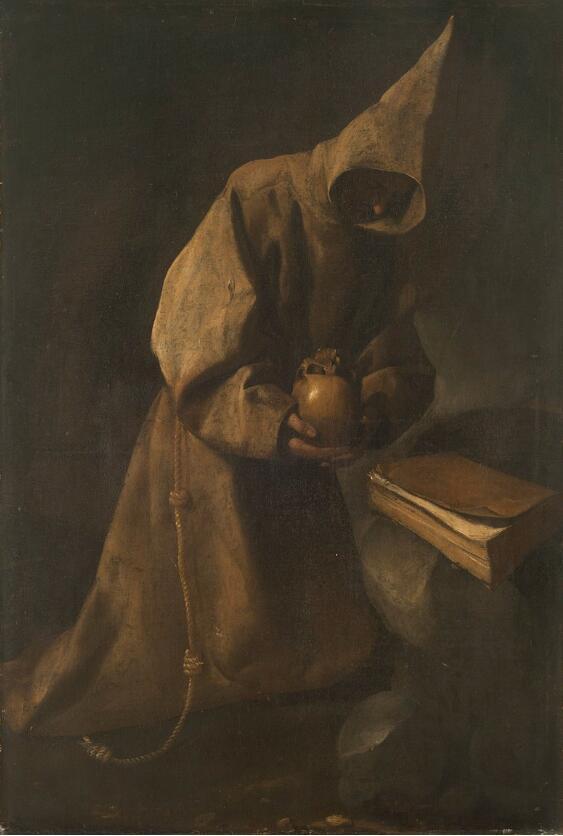 St. Francis, 1632 Francisco de Zurbarán