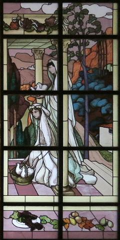 Stained glass window for private residenc, Maurice Denis